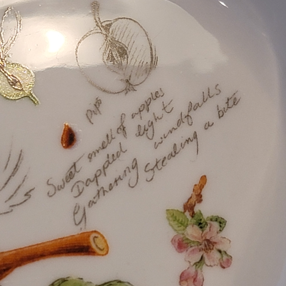 NWOT Oval Baking Dish Kent Pottery New Fruit Collection Apple Oblong Casserole - Picture 8 of 12